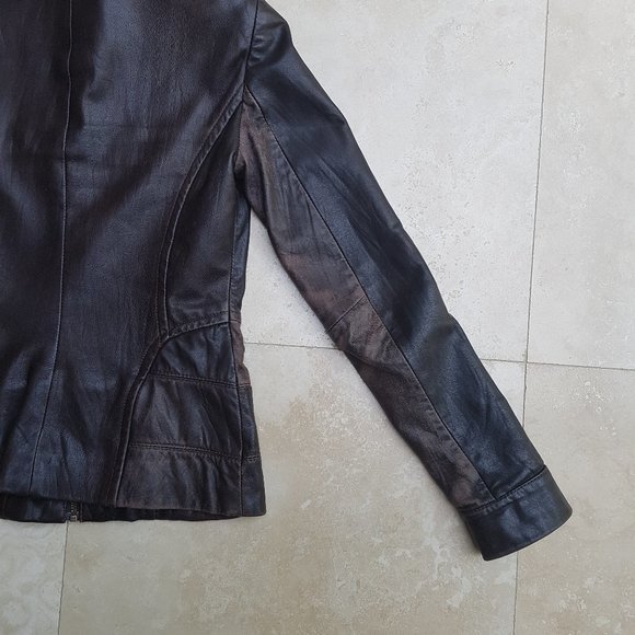 Danier Brown Leather Jacket - Picture 13 of 15